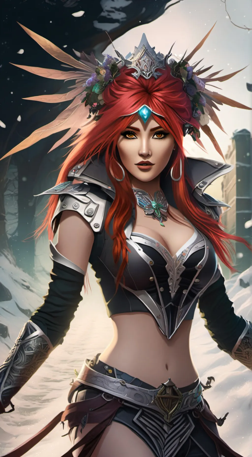 ai character: Luna background