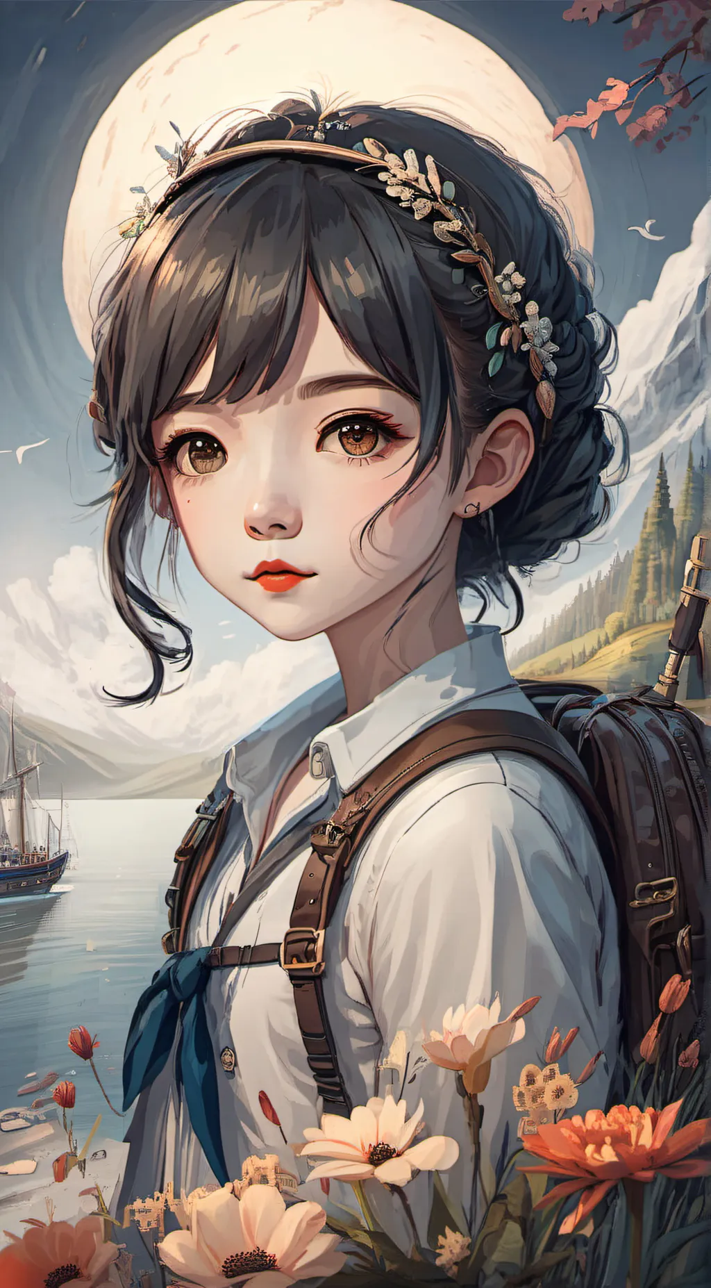 ai character: Katie background