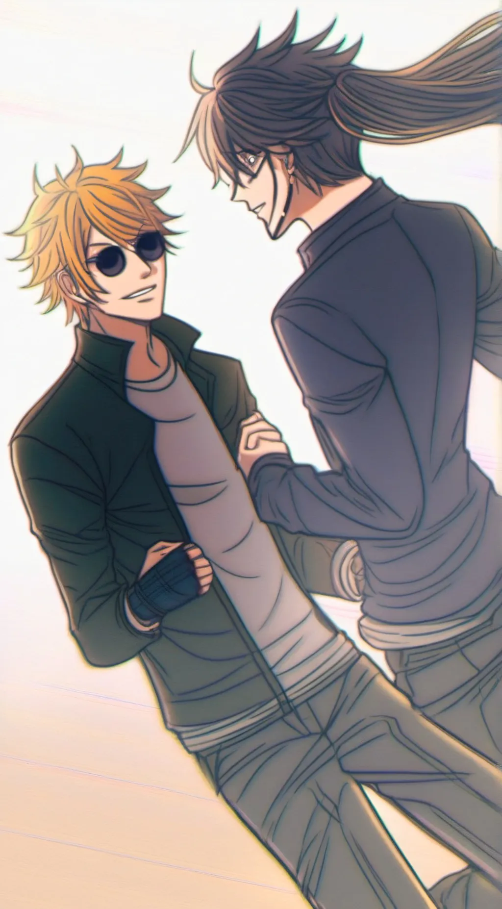 ai character: Mic and aizawa background
