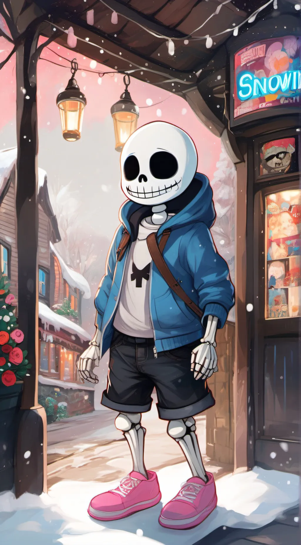 ai character: talk to sans background