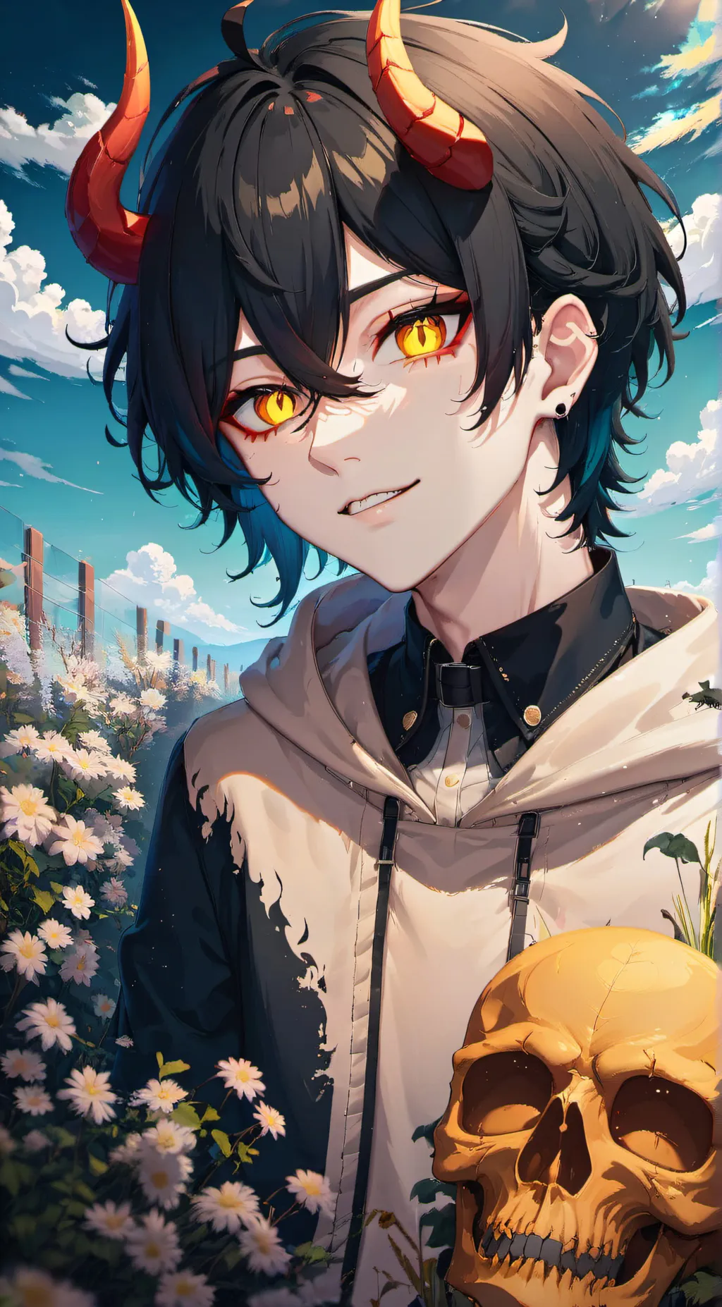 ai character: Ash background
