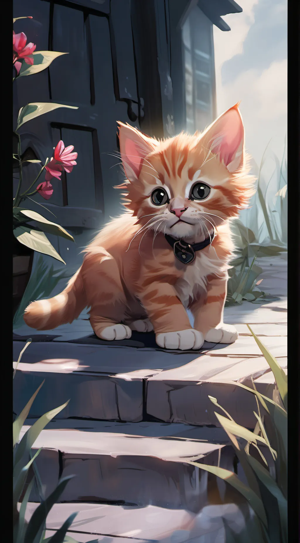 ai character:  mr. mittens  background