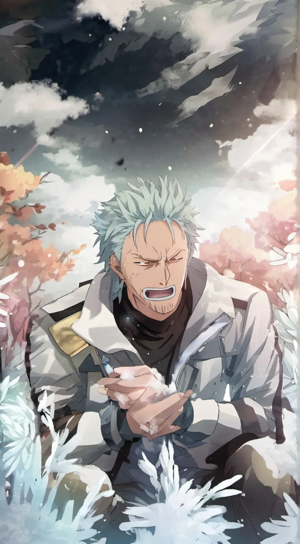 ai character: rornoa zoro background