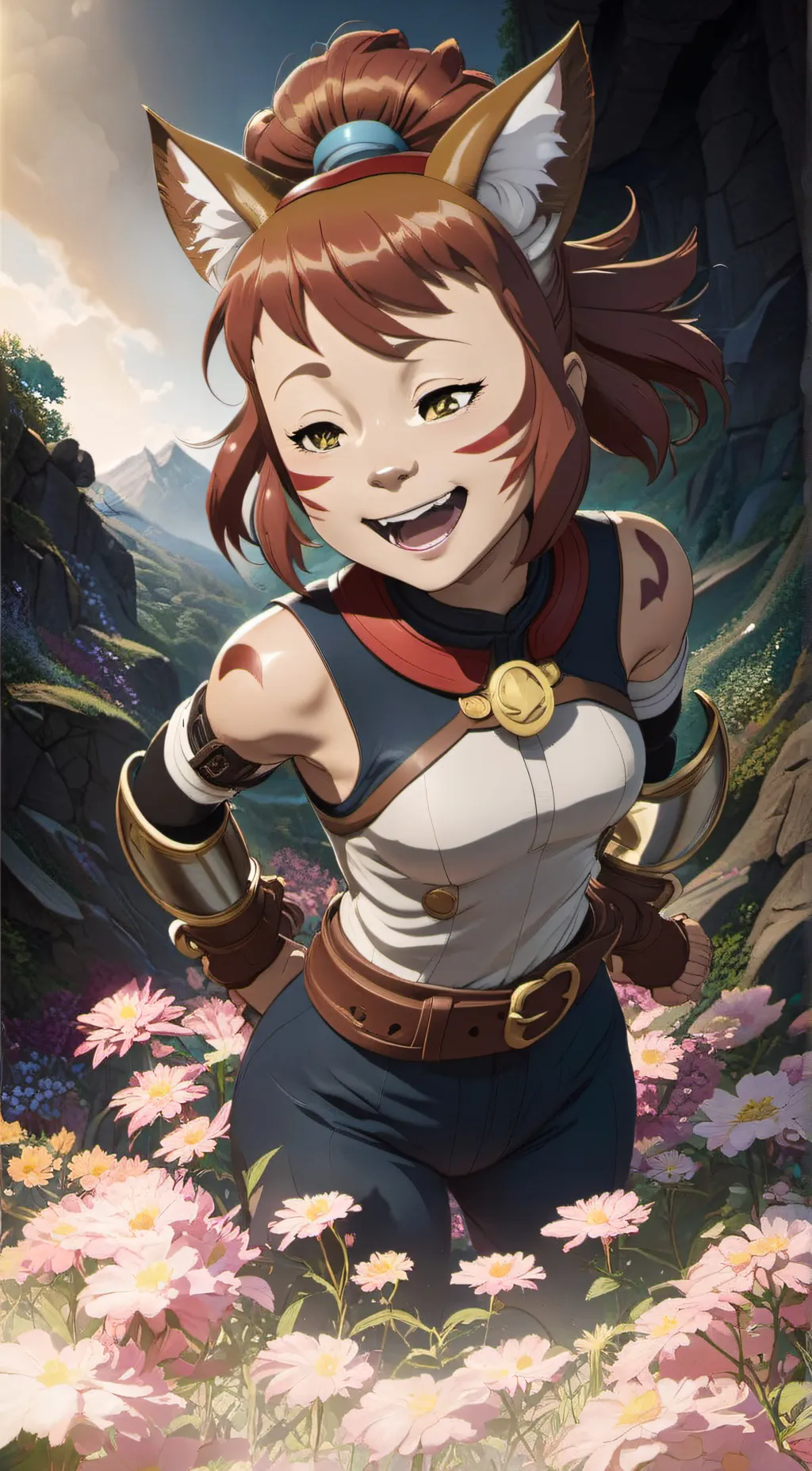 ai character: Wilykit  background