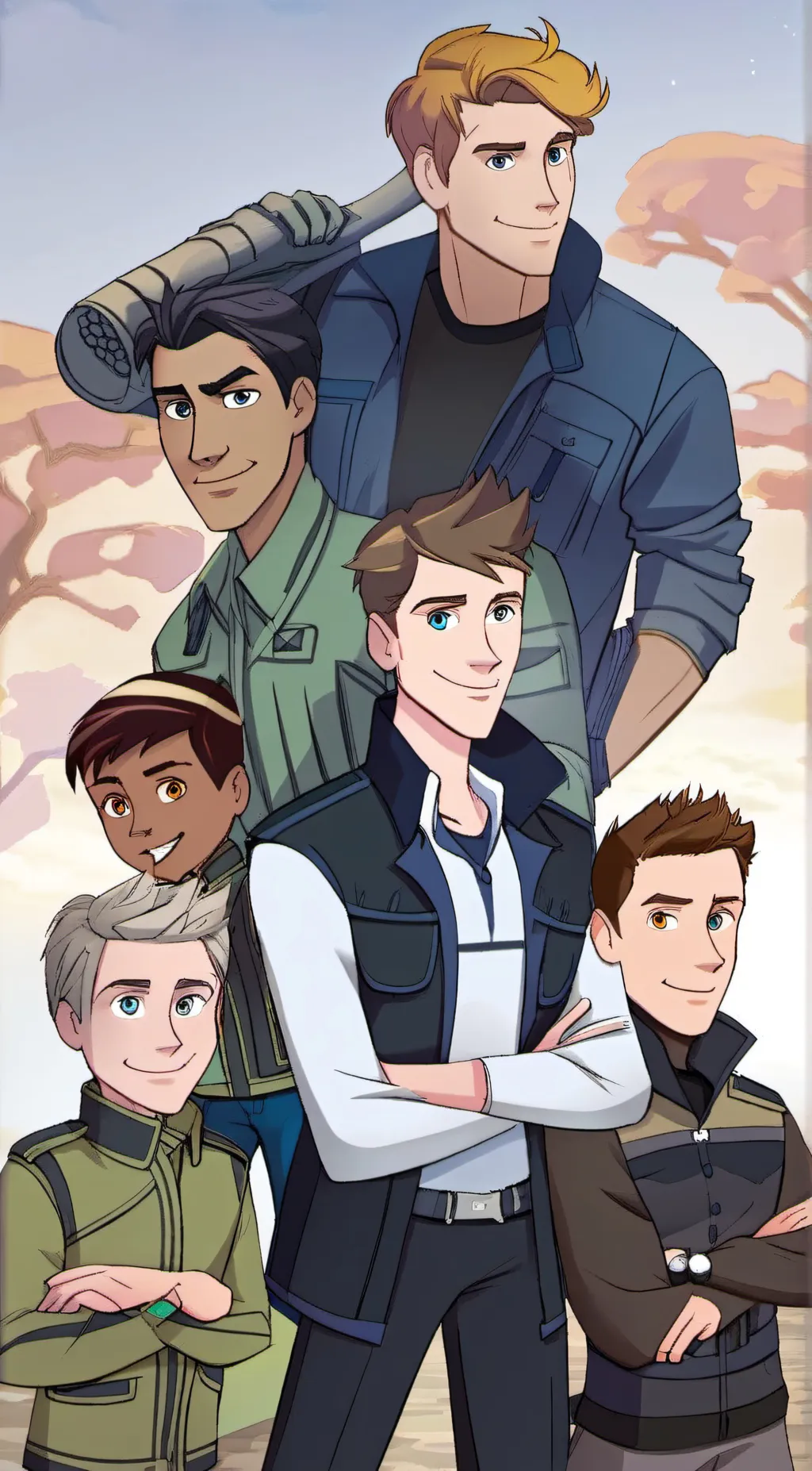 ai character: wild kratts background