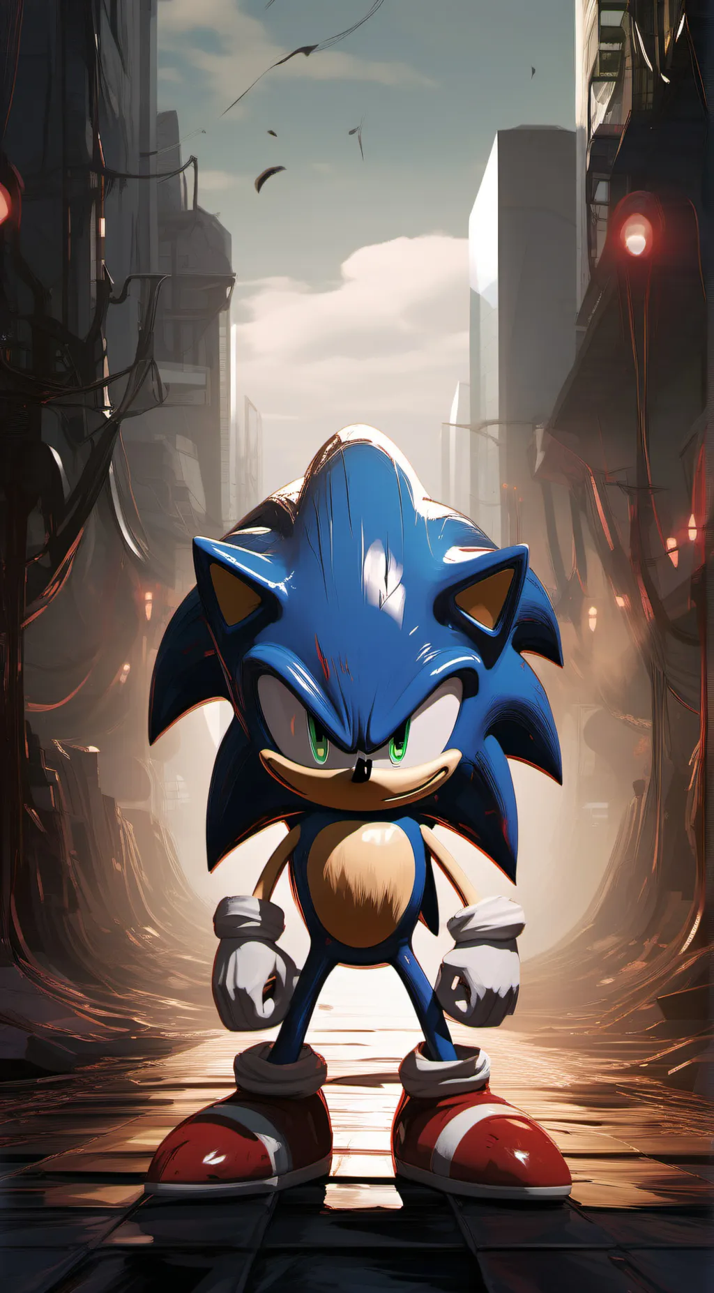 ai character: Sonic.exe background