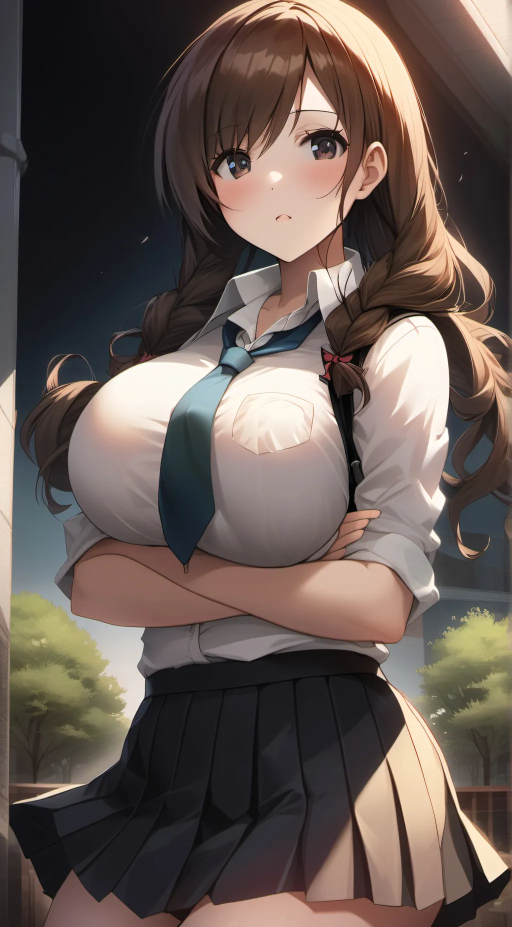 ai character: Alexis  background