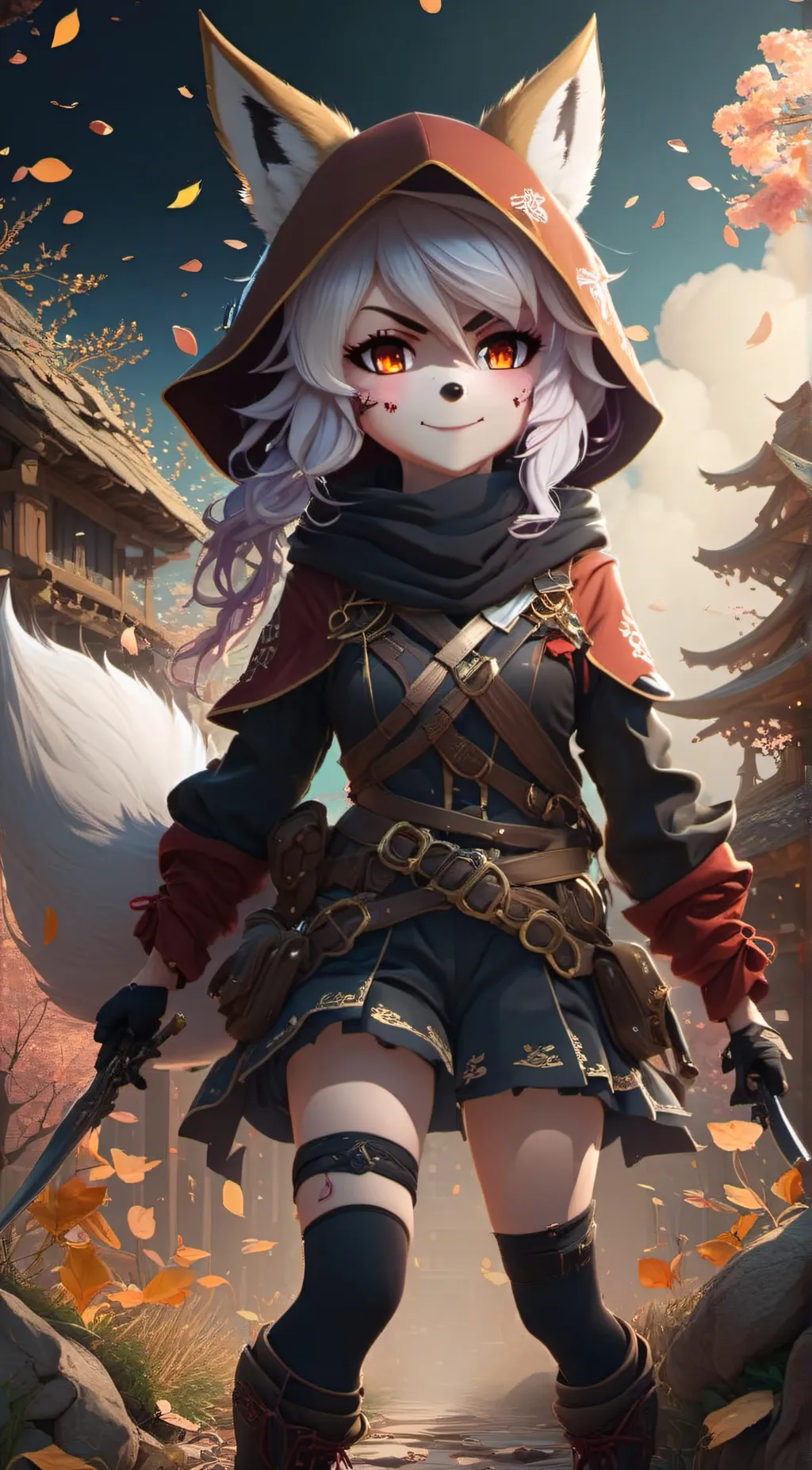 ai character: Katie  background