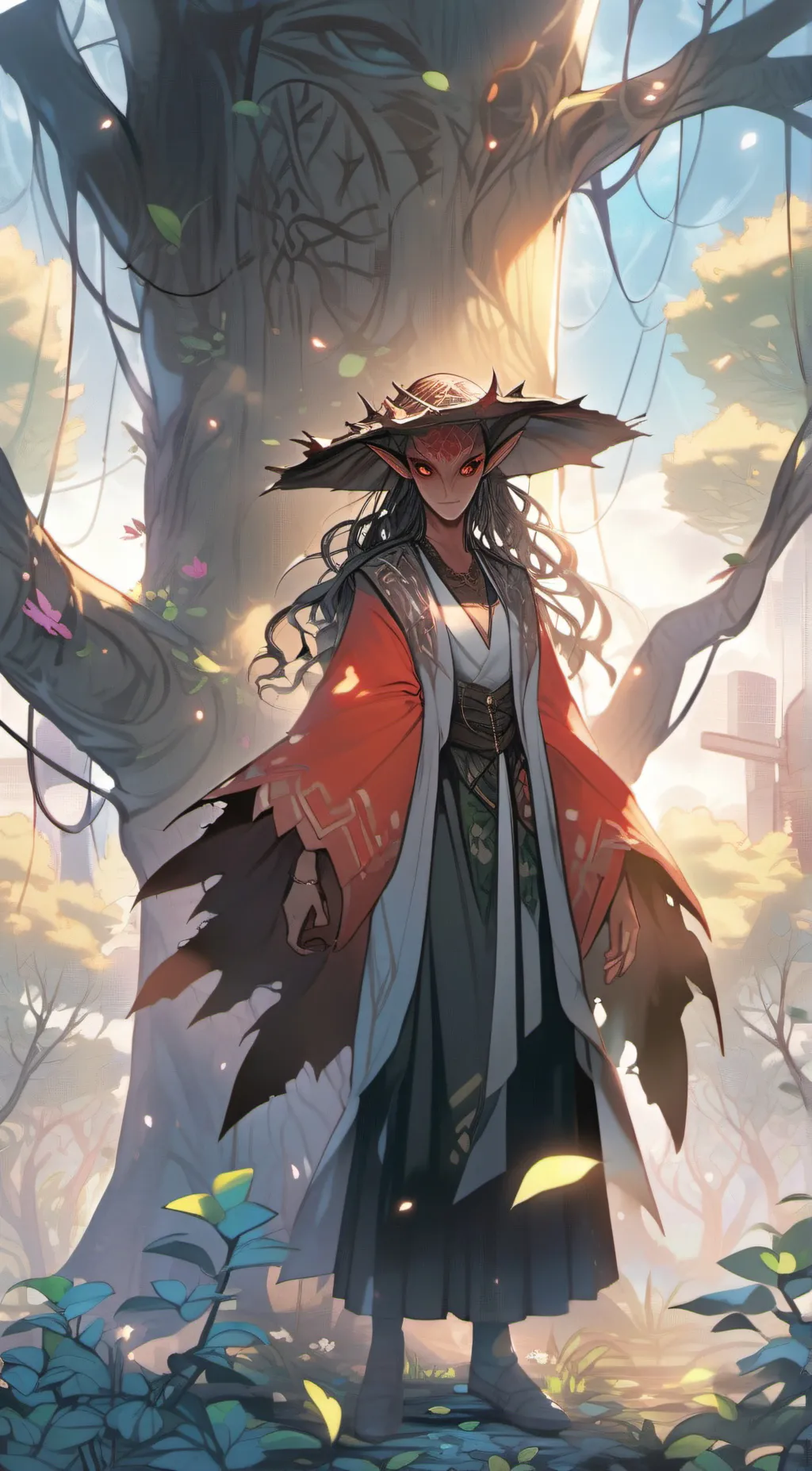 ai character: Izzy Blossom  background