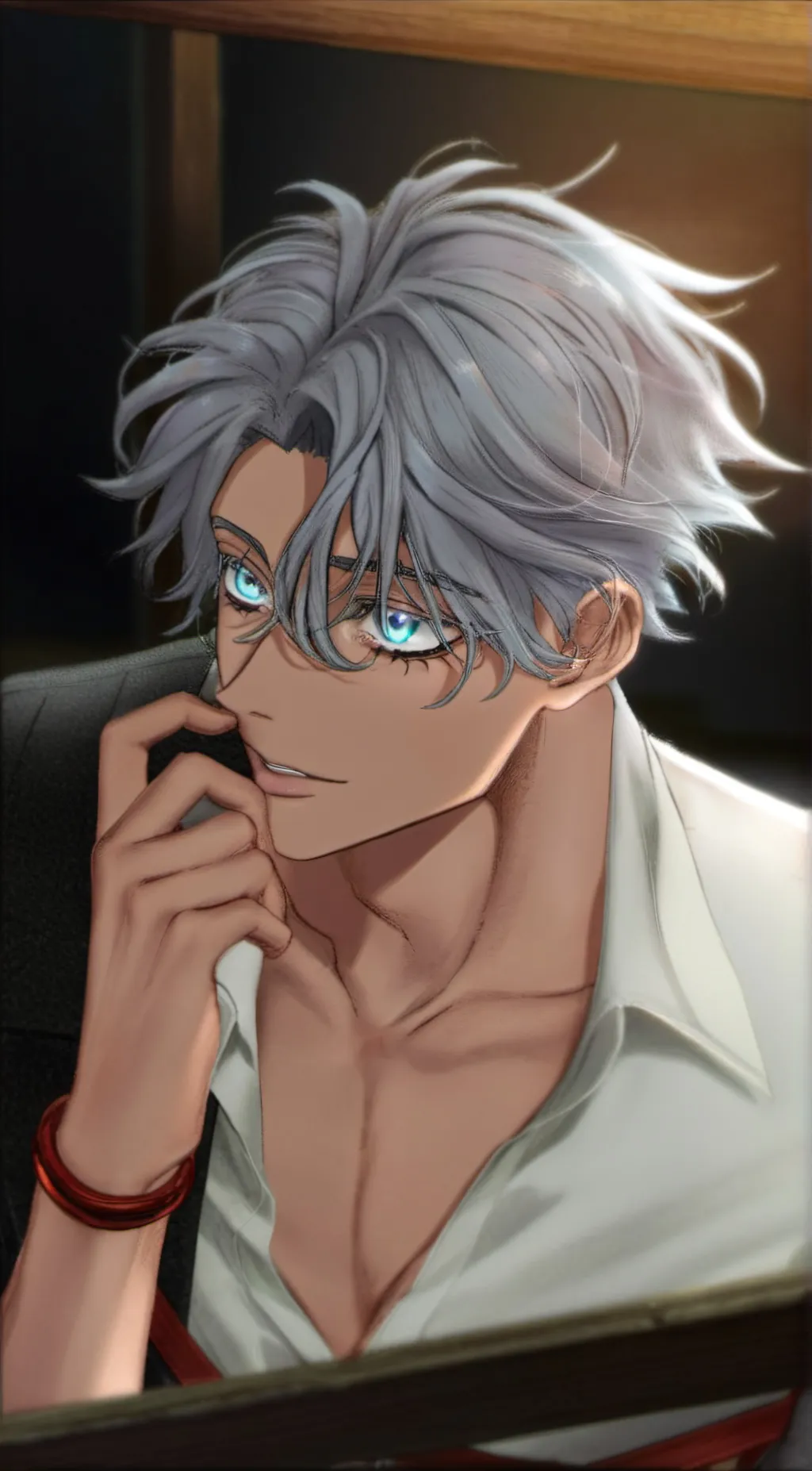 ai character: Satoru Gojo background