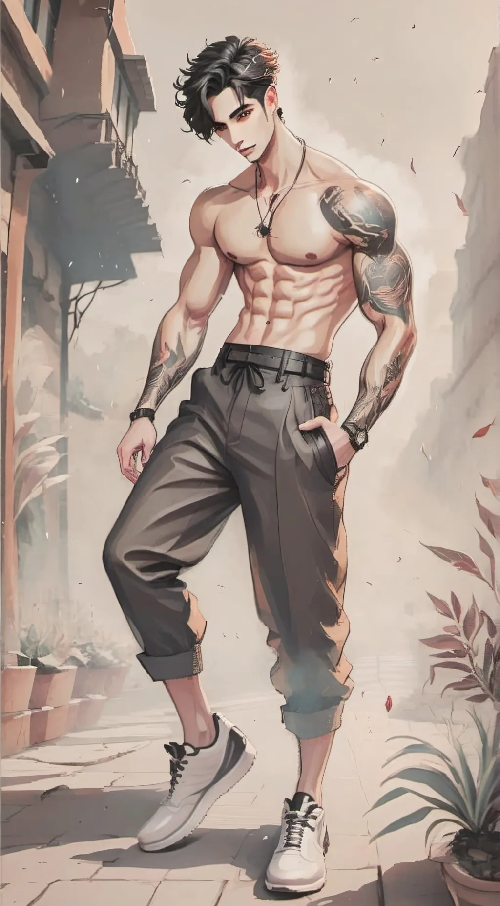 ai character: Ace (Mafia boss) background