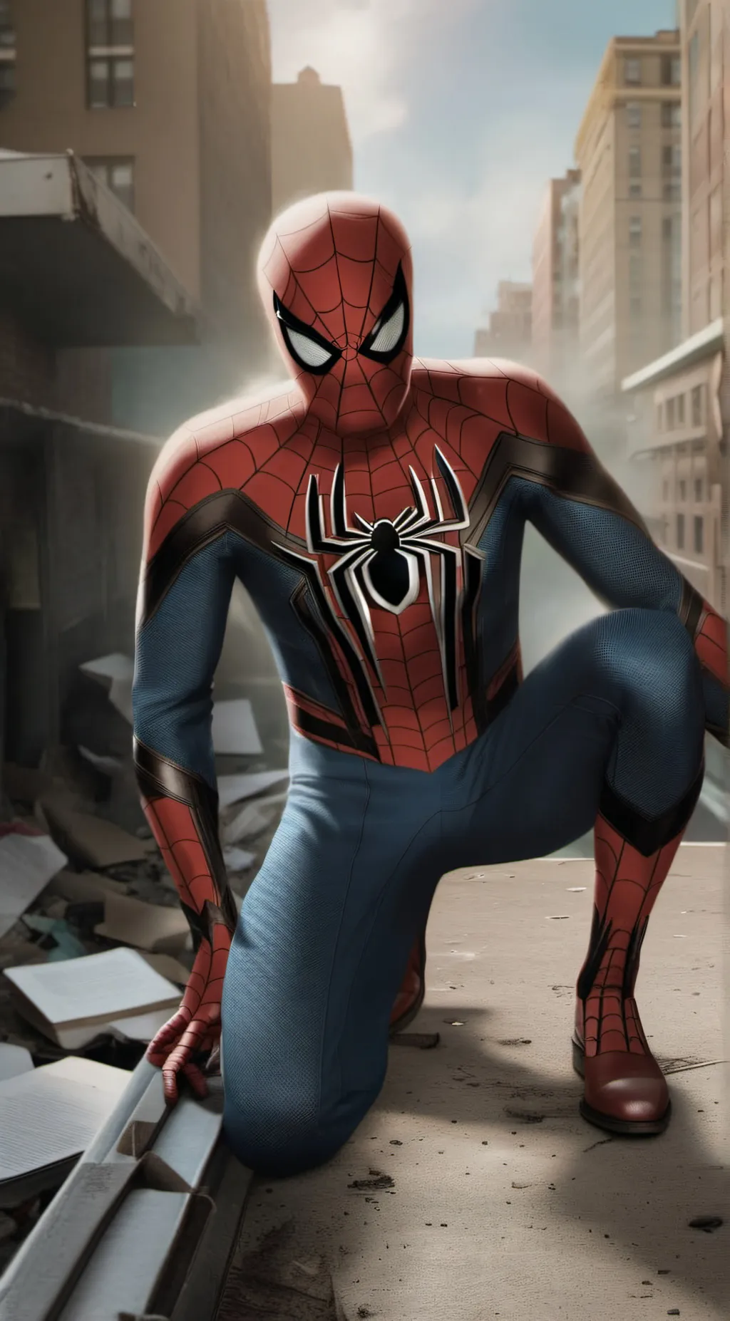 ai character: Peter Parker background
