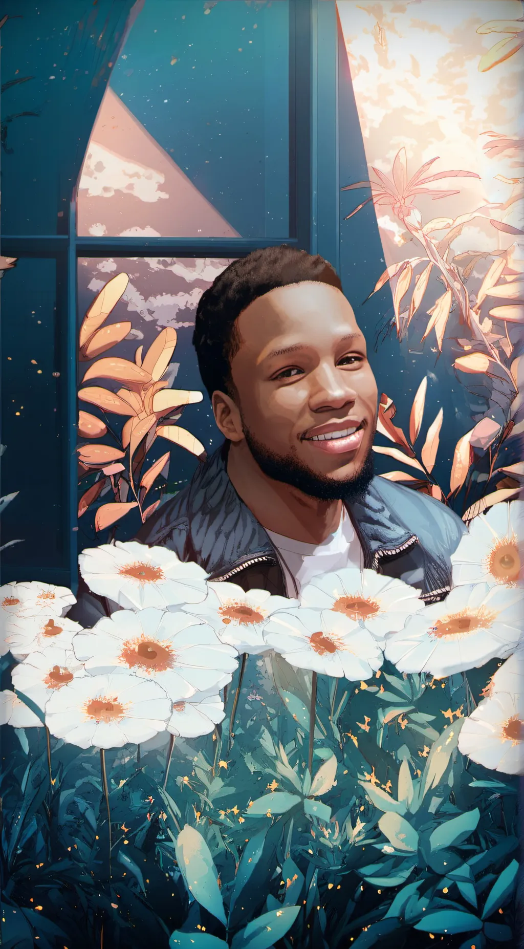 ai character: KING•BRANDON background