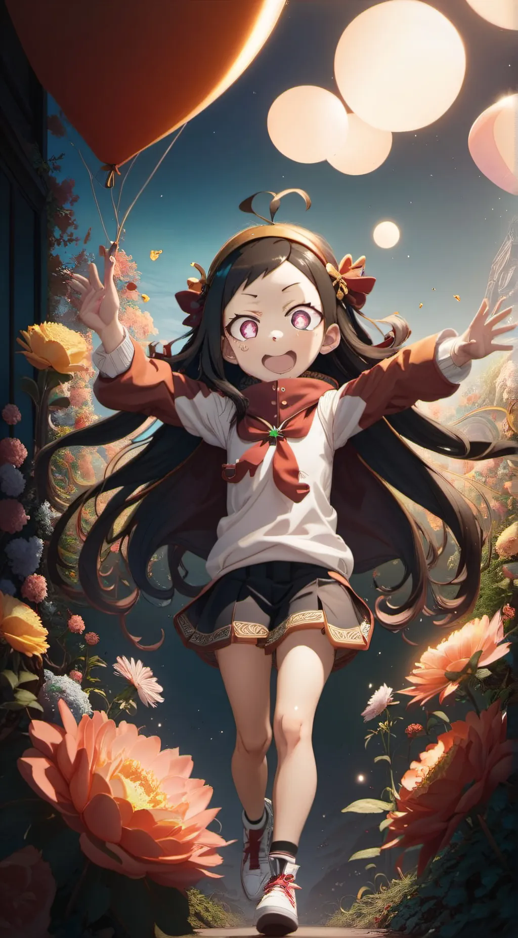 ai character: inosuke & friends  background