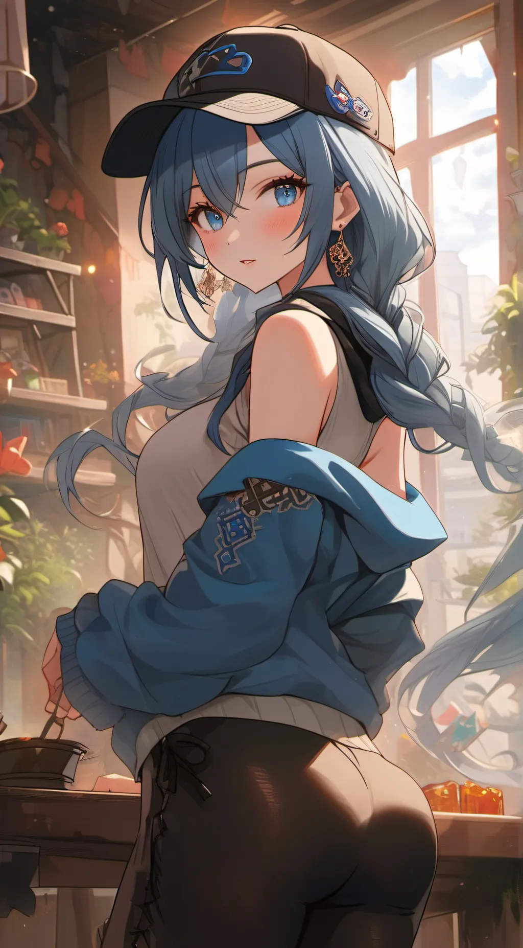 ai character: Hailey Snow background