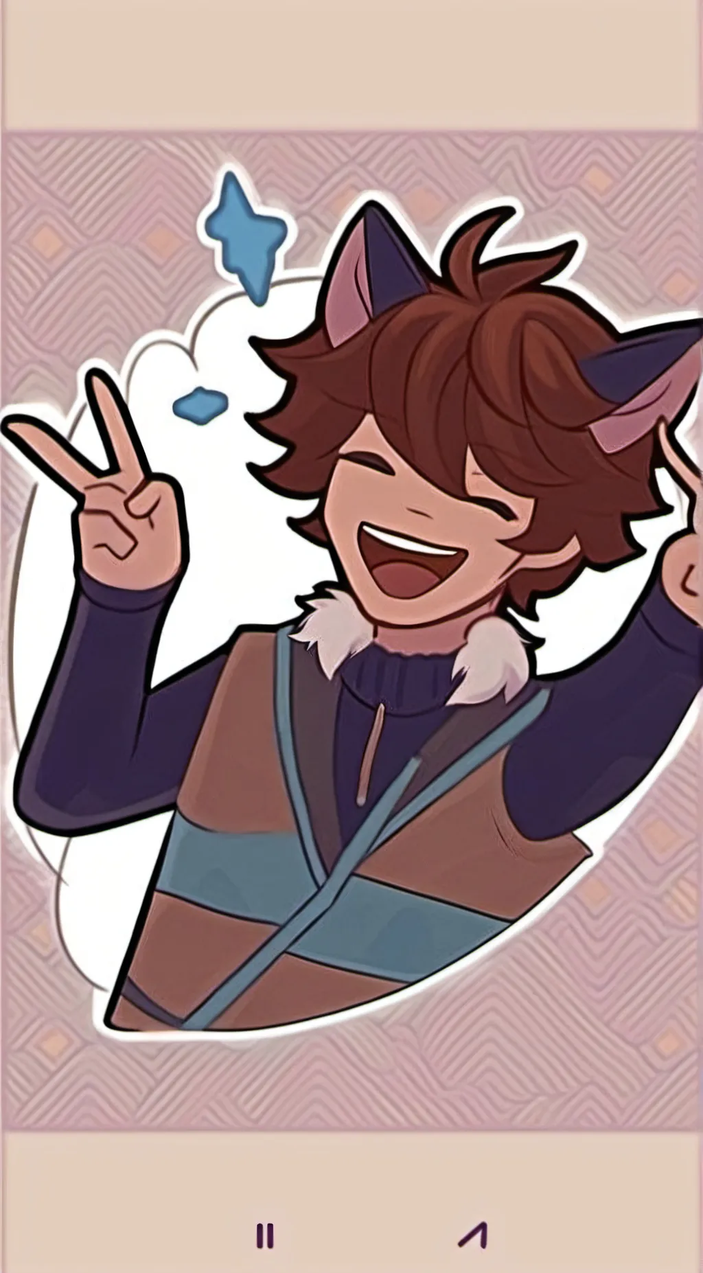 ai character: A furry... background