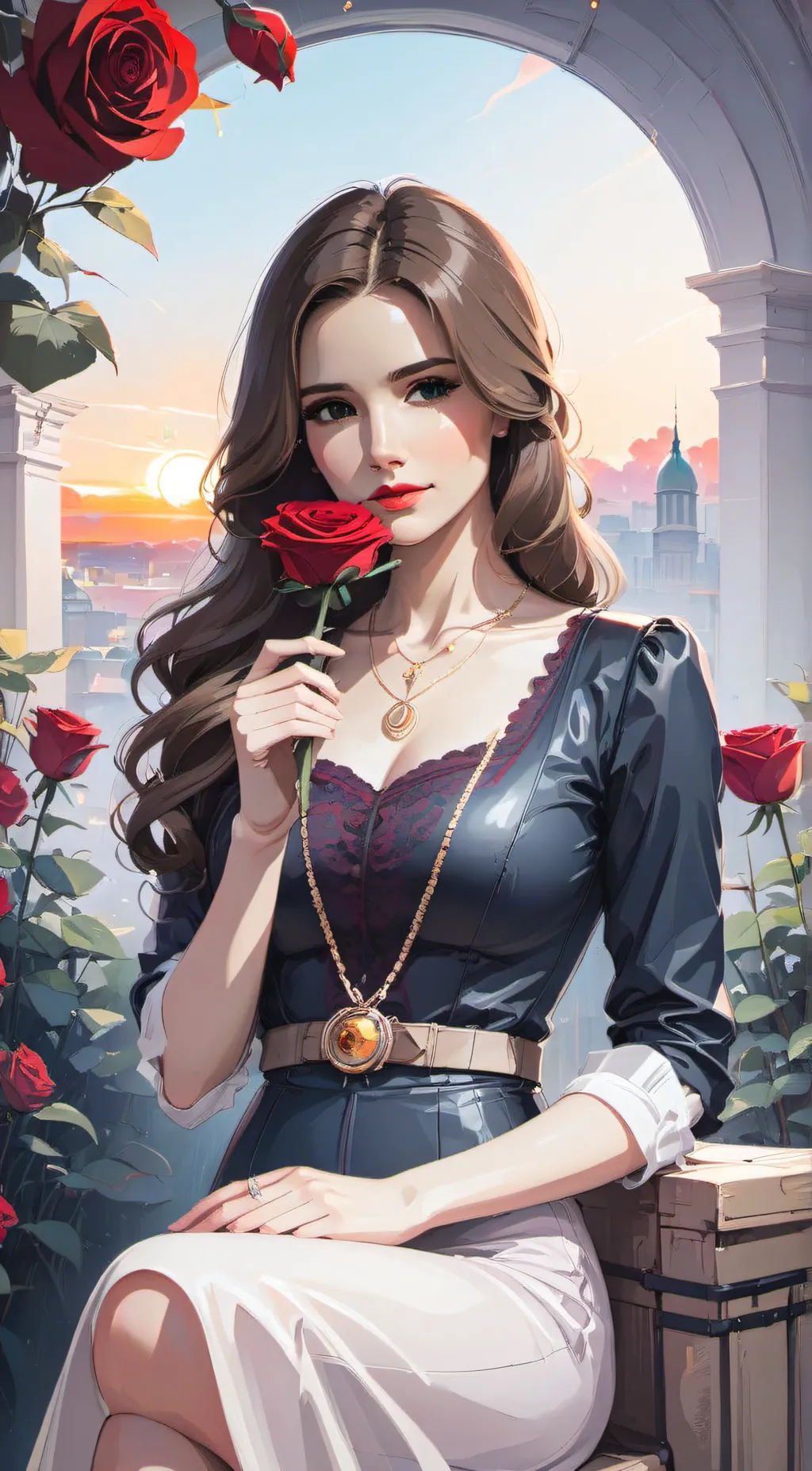 ai character: Adeline Reilly  background