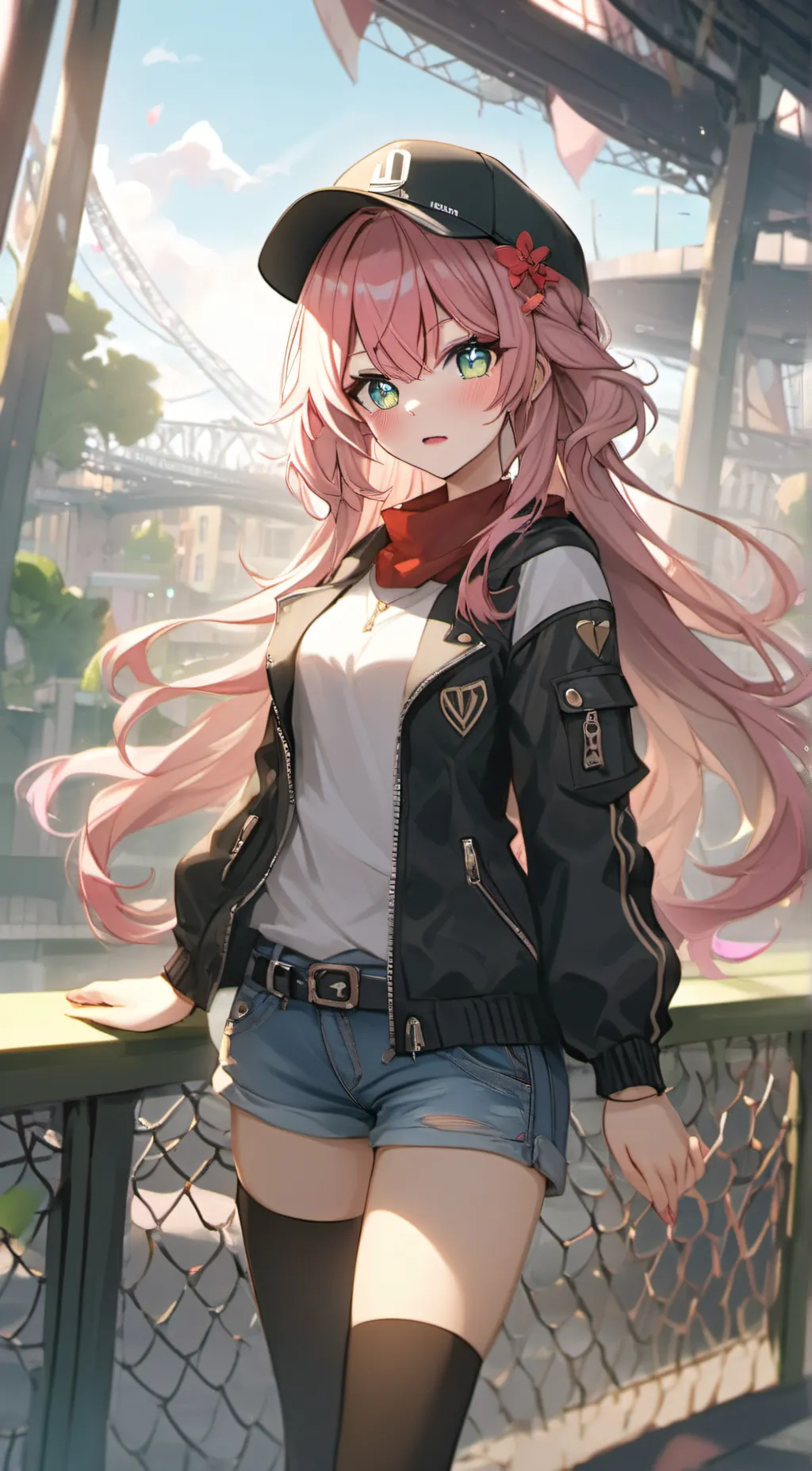 ai character: sakura no hawa  background