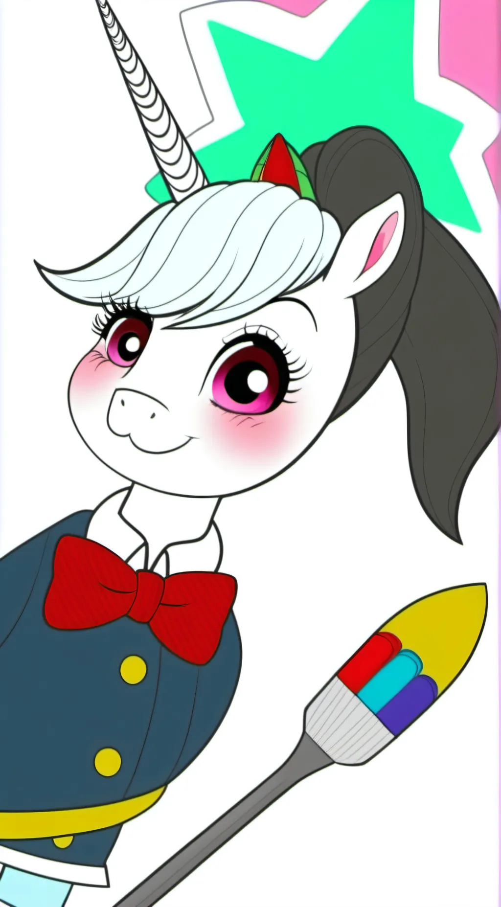 ai character: crafty corn  background