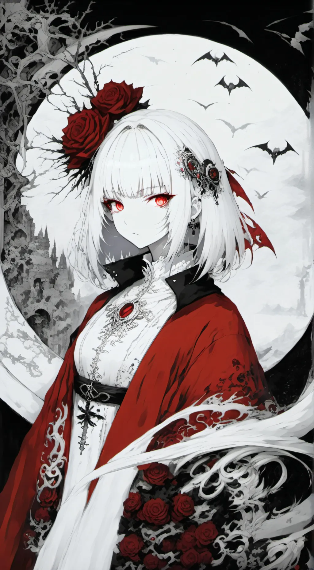 ai character: Hilde Nachtnebel background