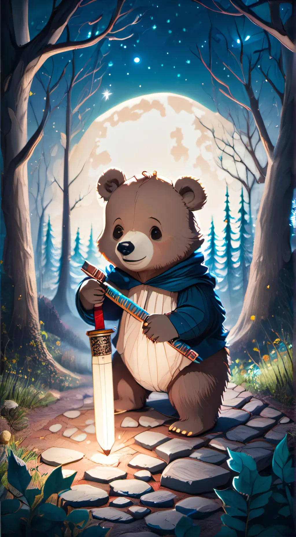 ai character: cuddles background