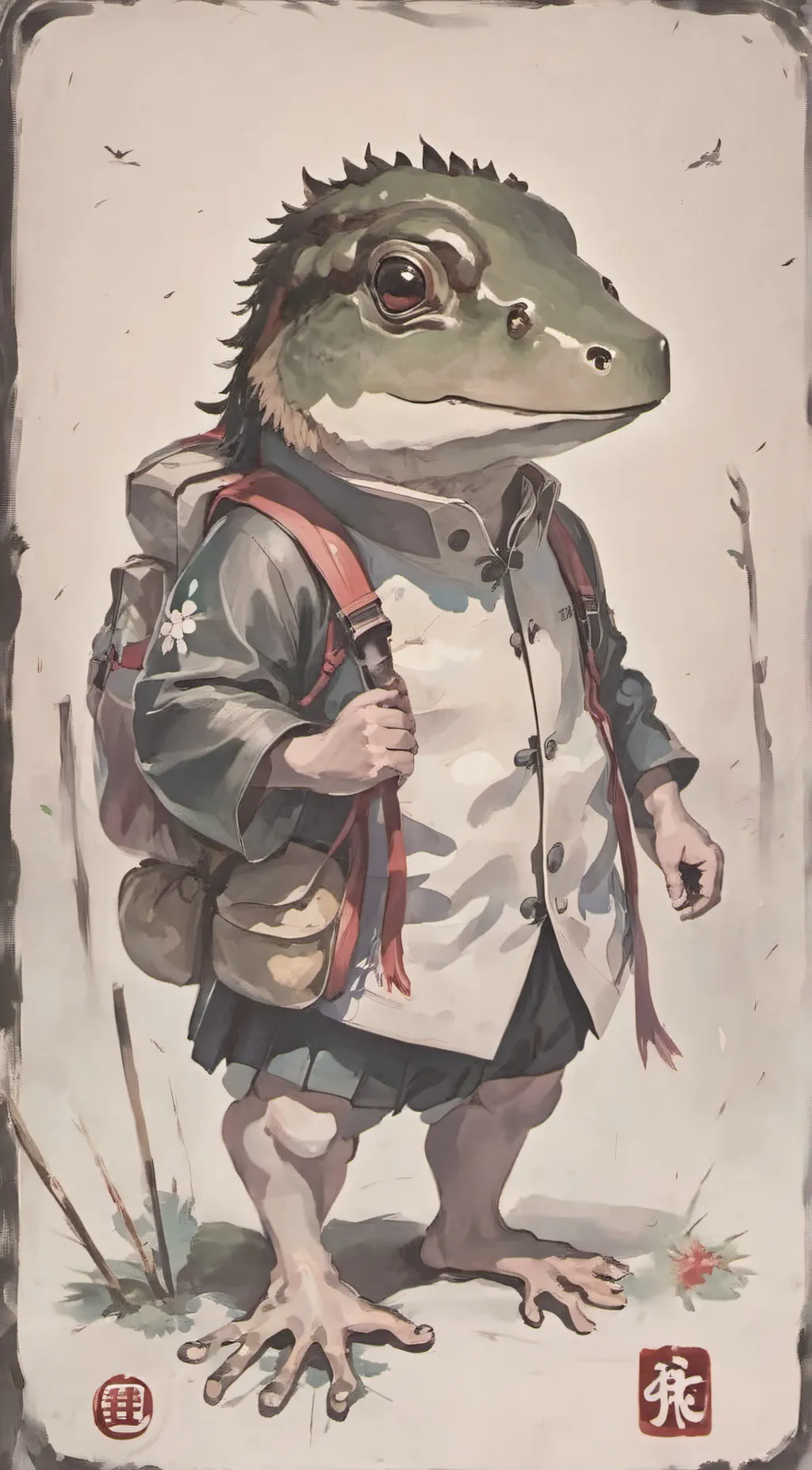ai character: kappa  background