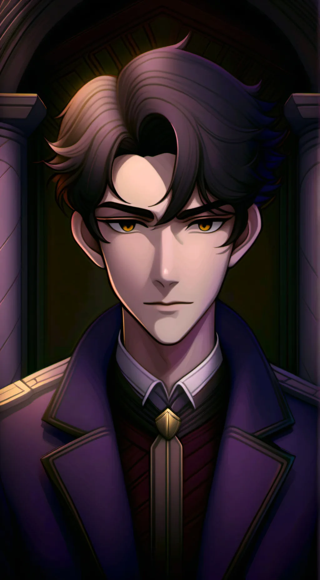 ai character: William Afton  background