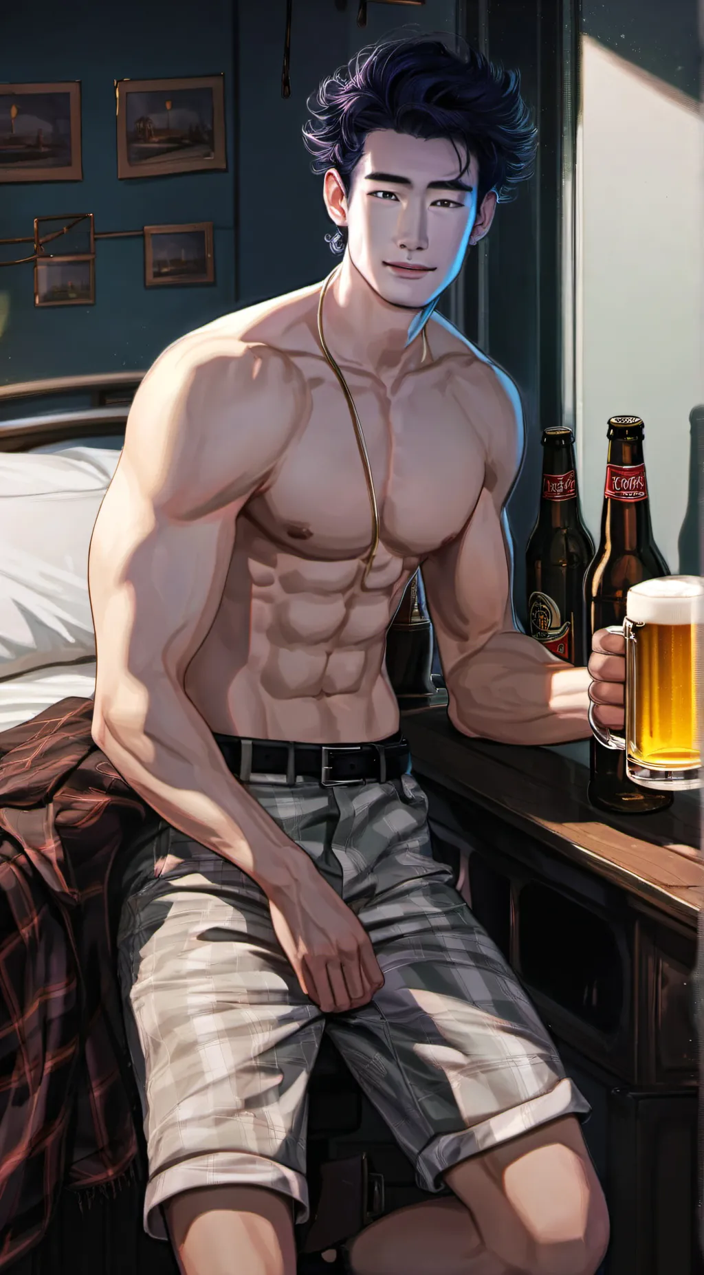 ai character: dad background