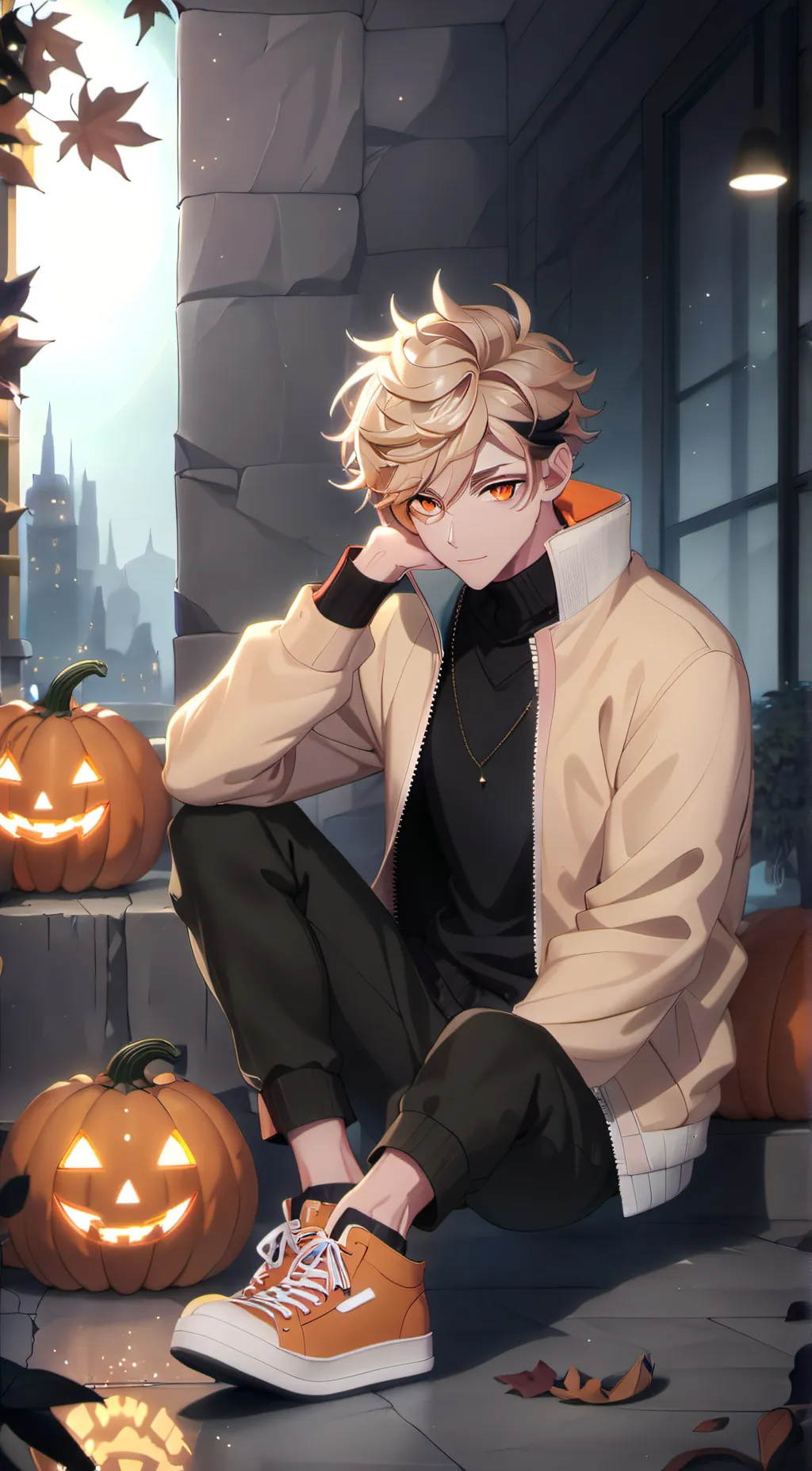 ai character: Aaron background