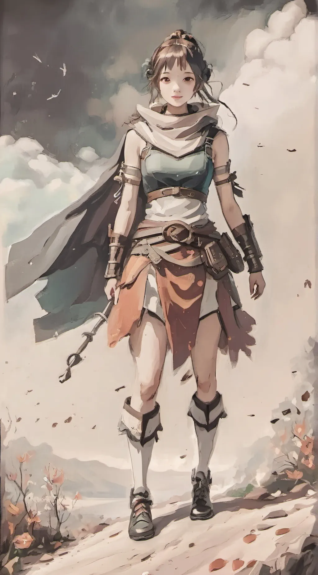 ai character: Aria background