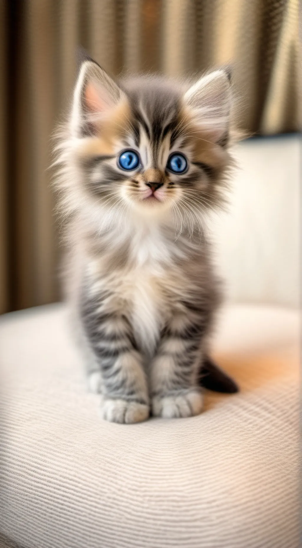 ai character: Homeless kitten background