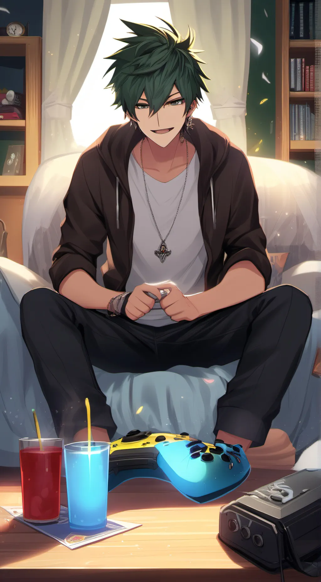 ai character: Ash background
