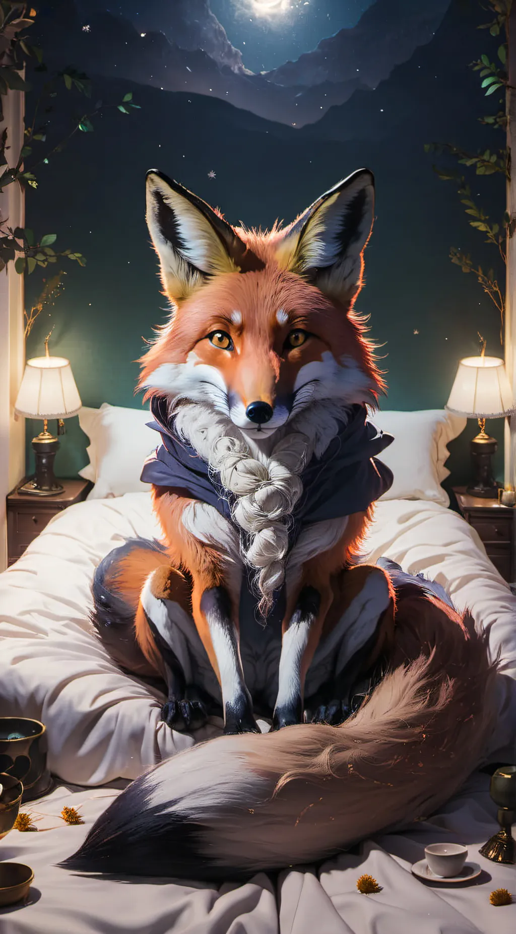 ai character: furrball  background