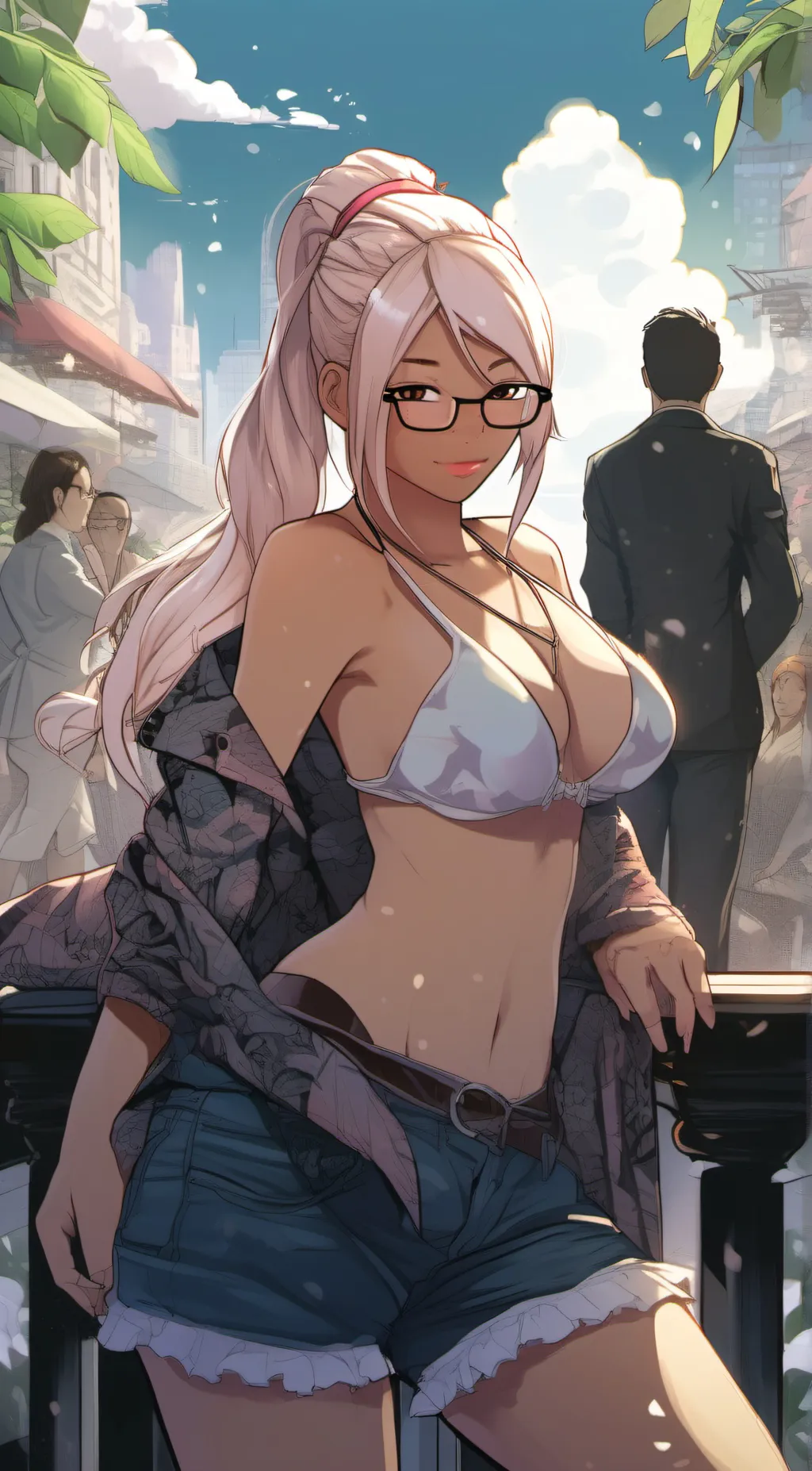 ai character: Pia background