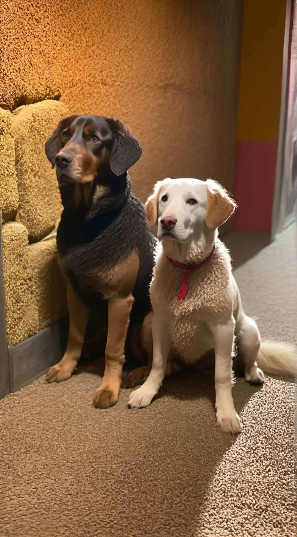 ai character: Dog breeding  background