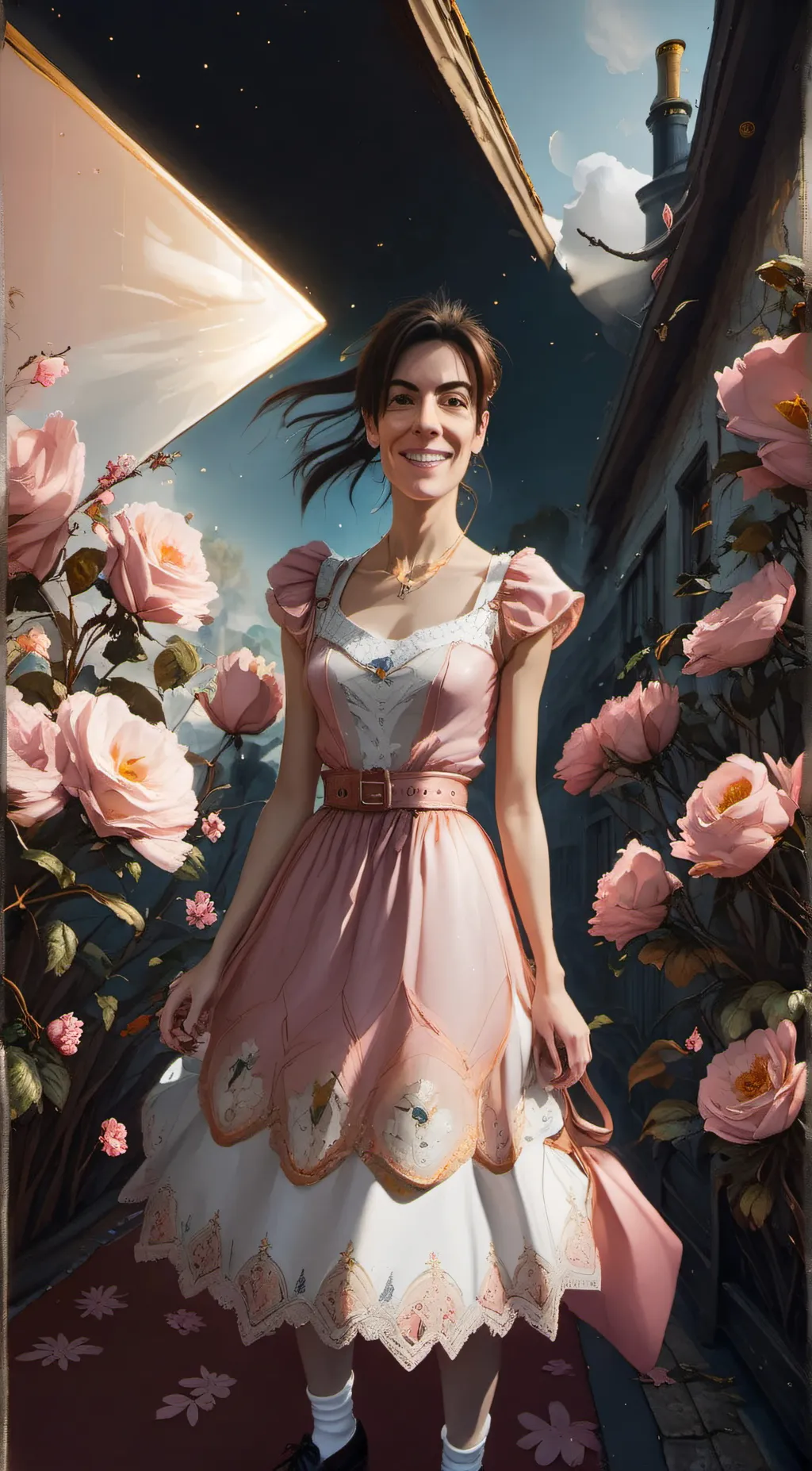ai character: Bella  background