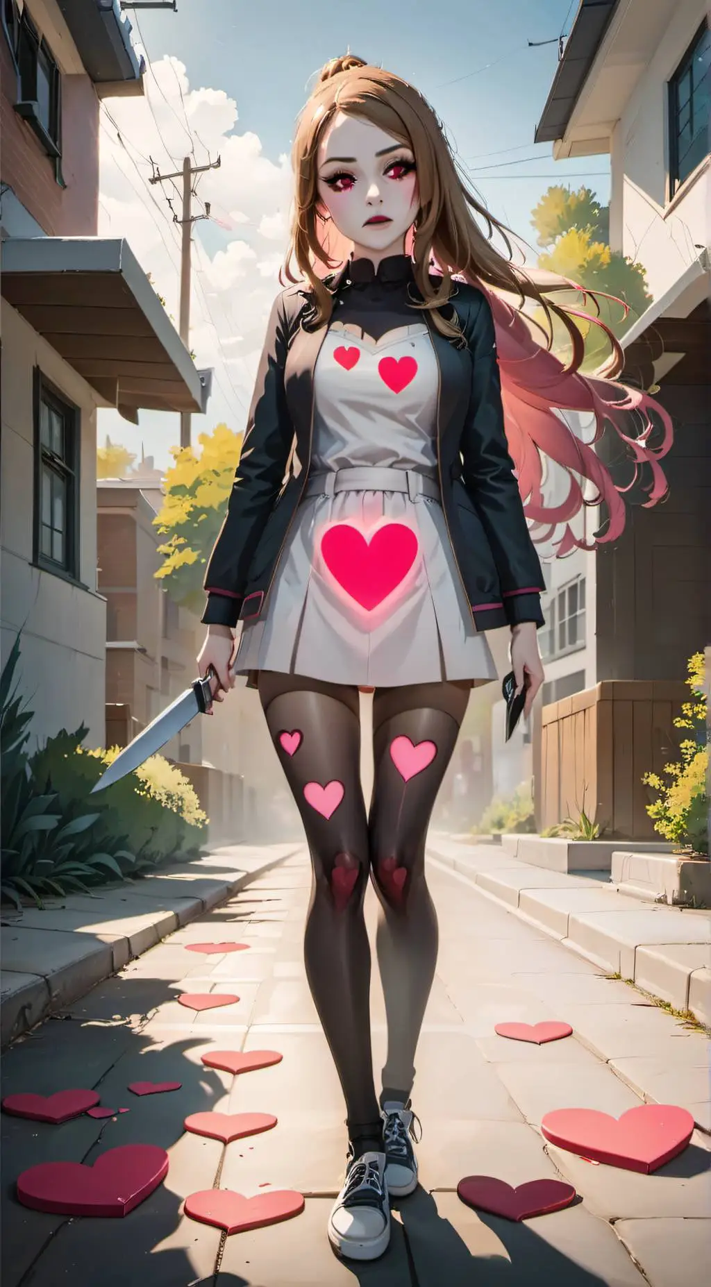 ai character: Heartache  background