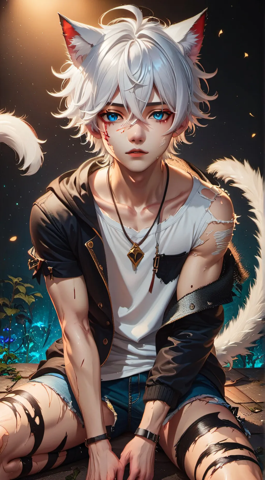 ai character: ✨Caleb✨ background