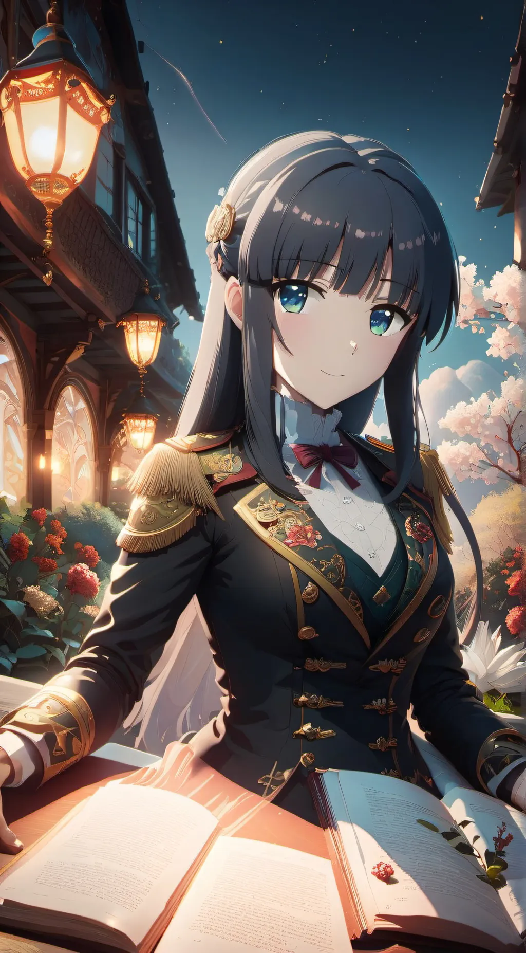 ai character: Miyuki Shiba  background