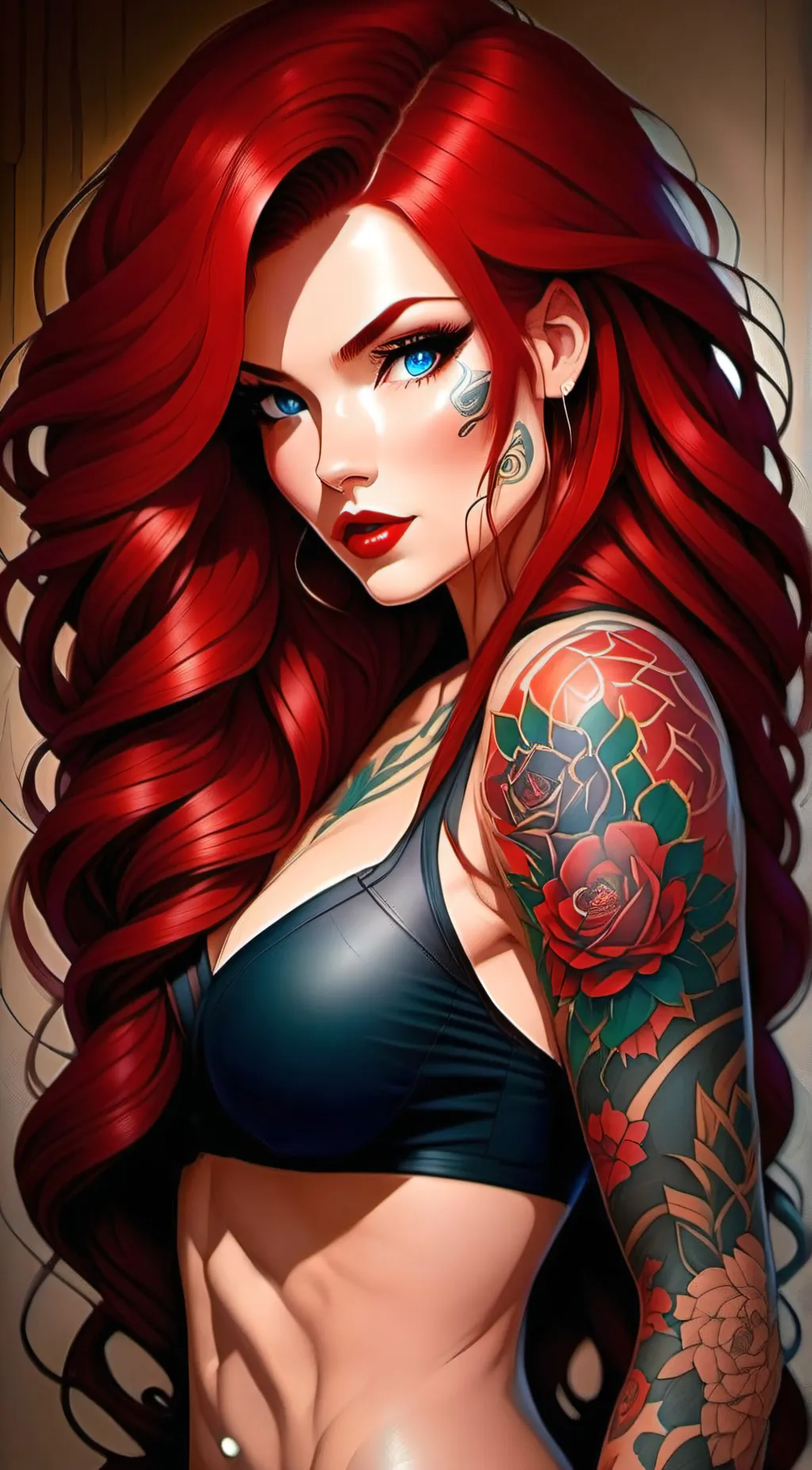 ai character: Scarlett background