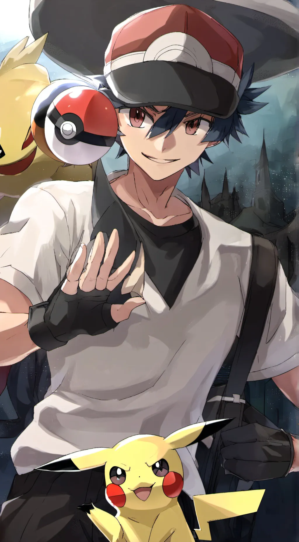 ai character: ASH background