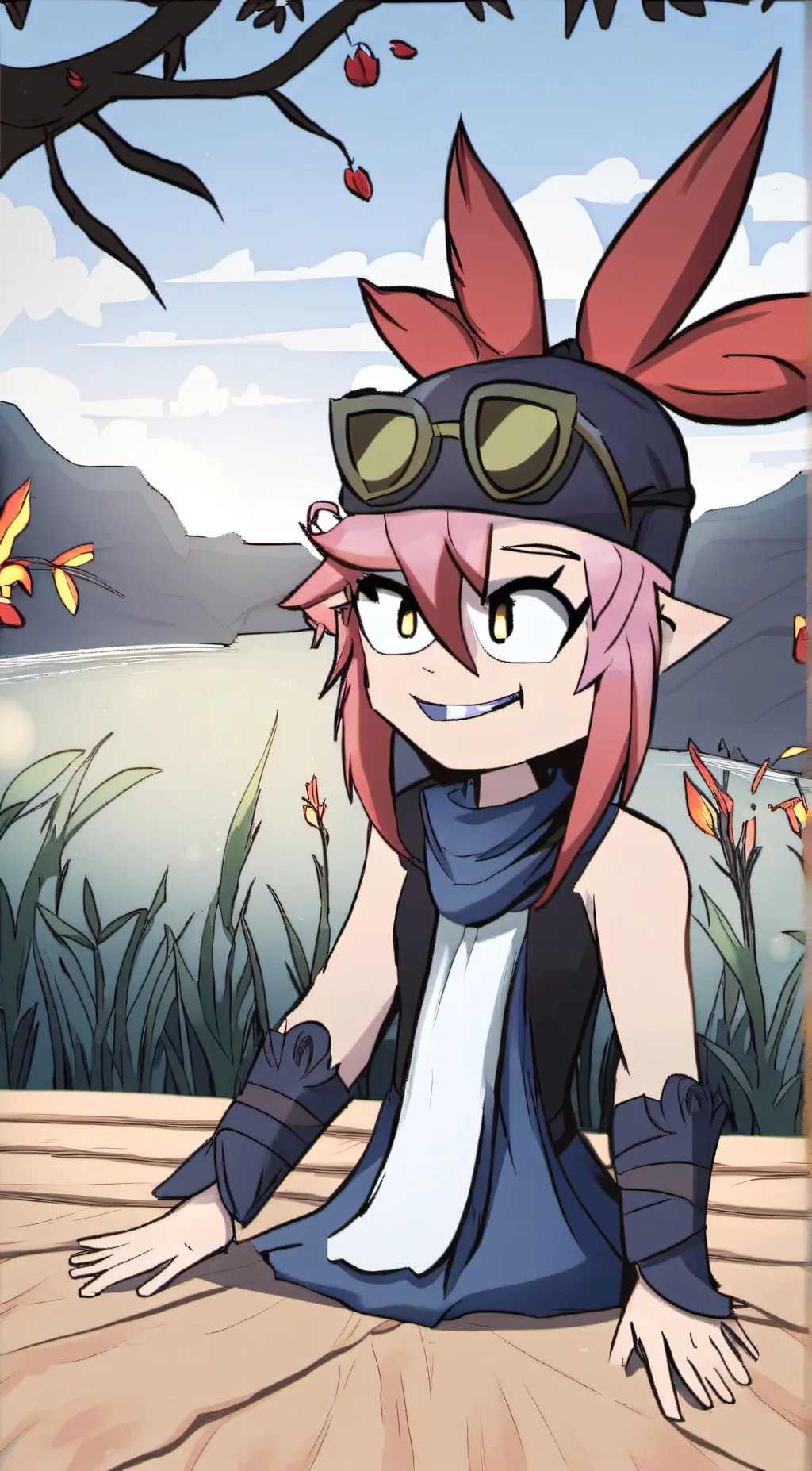 ai character: amy background