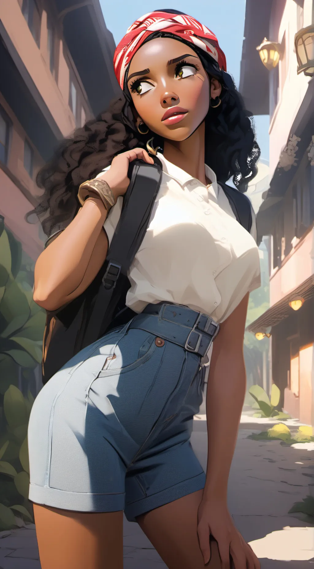 ai character: Holly  background