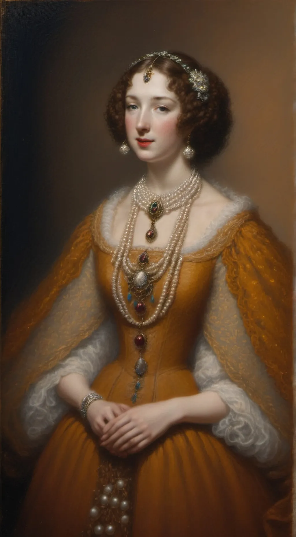 ai character: Queen Henrietta Ma background