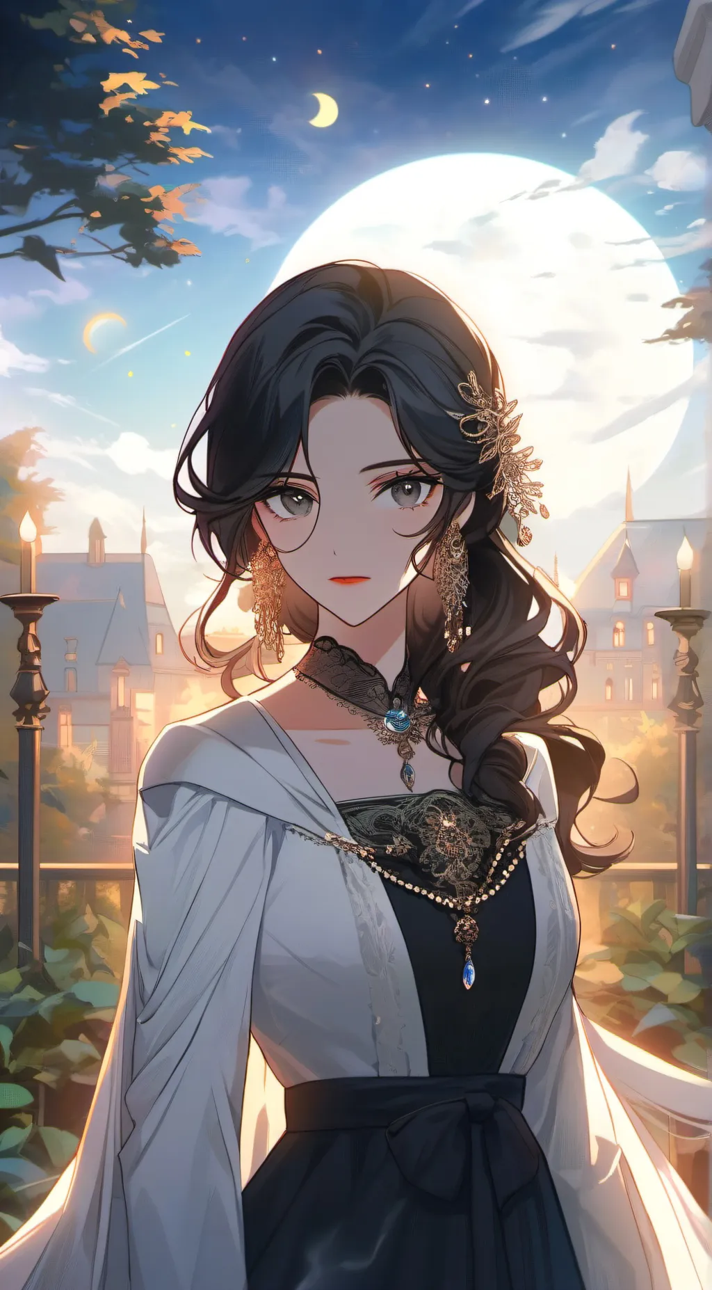 ai character: Veronica  background