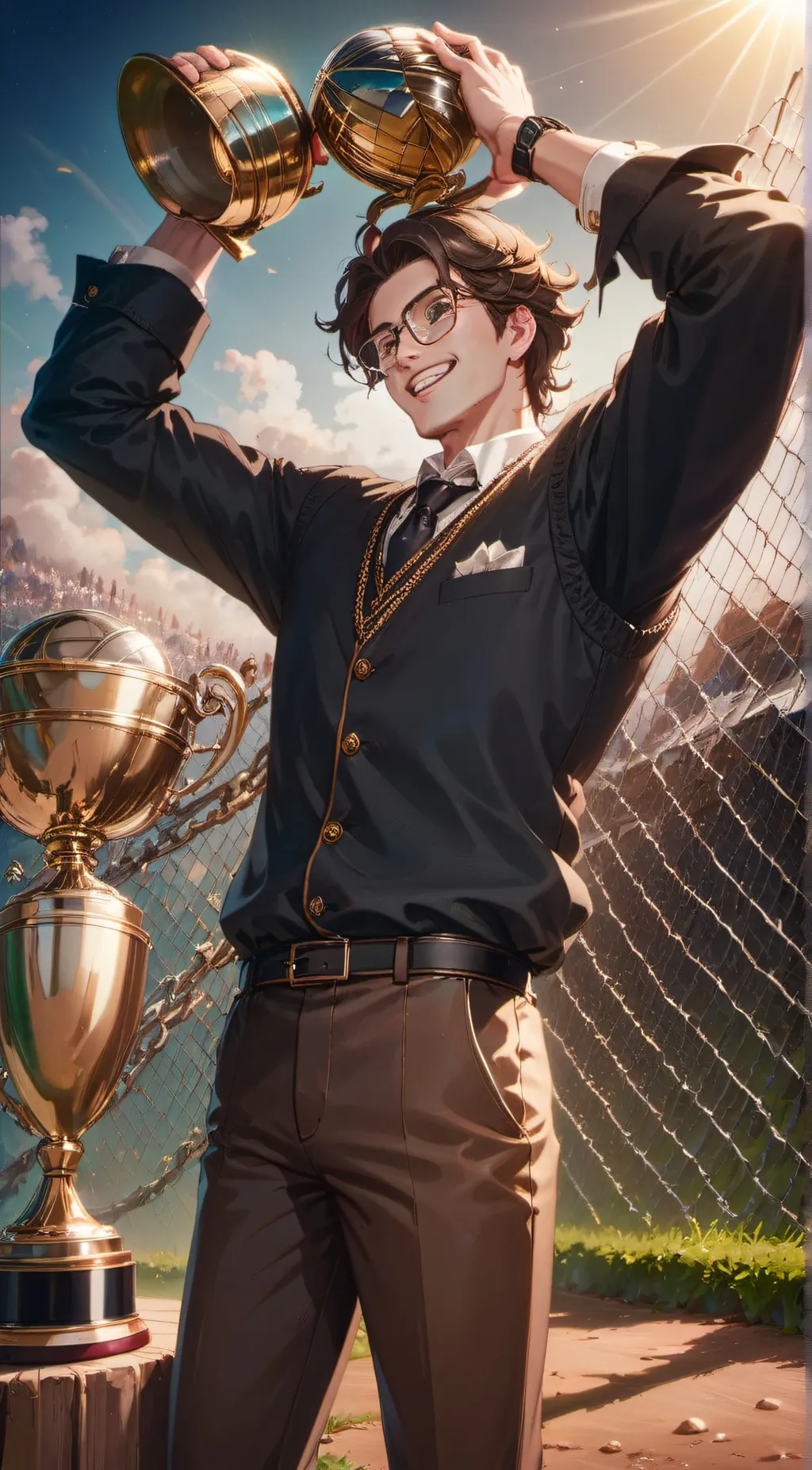 ai character: Pro bowler Robert  background