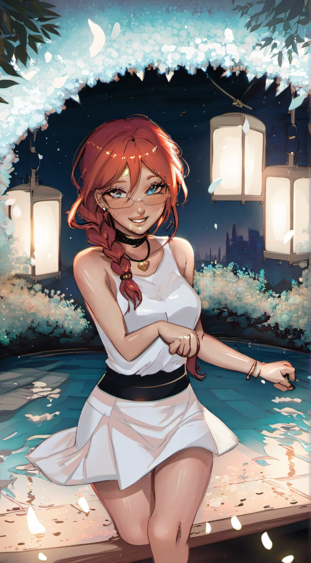 ai character: belle background