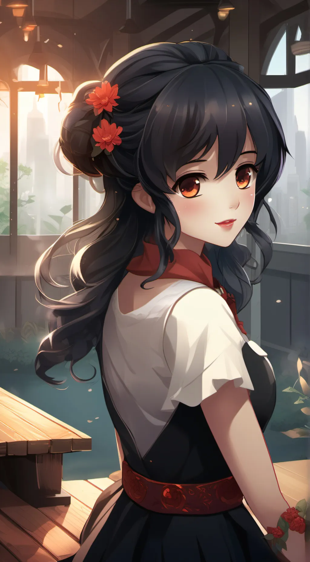 ai character: bella background