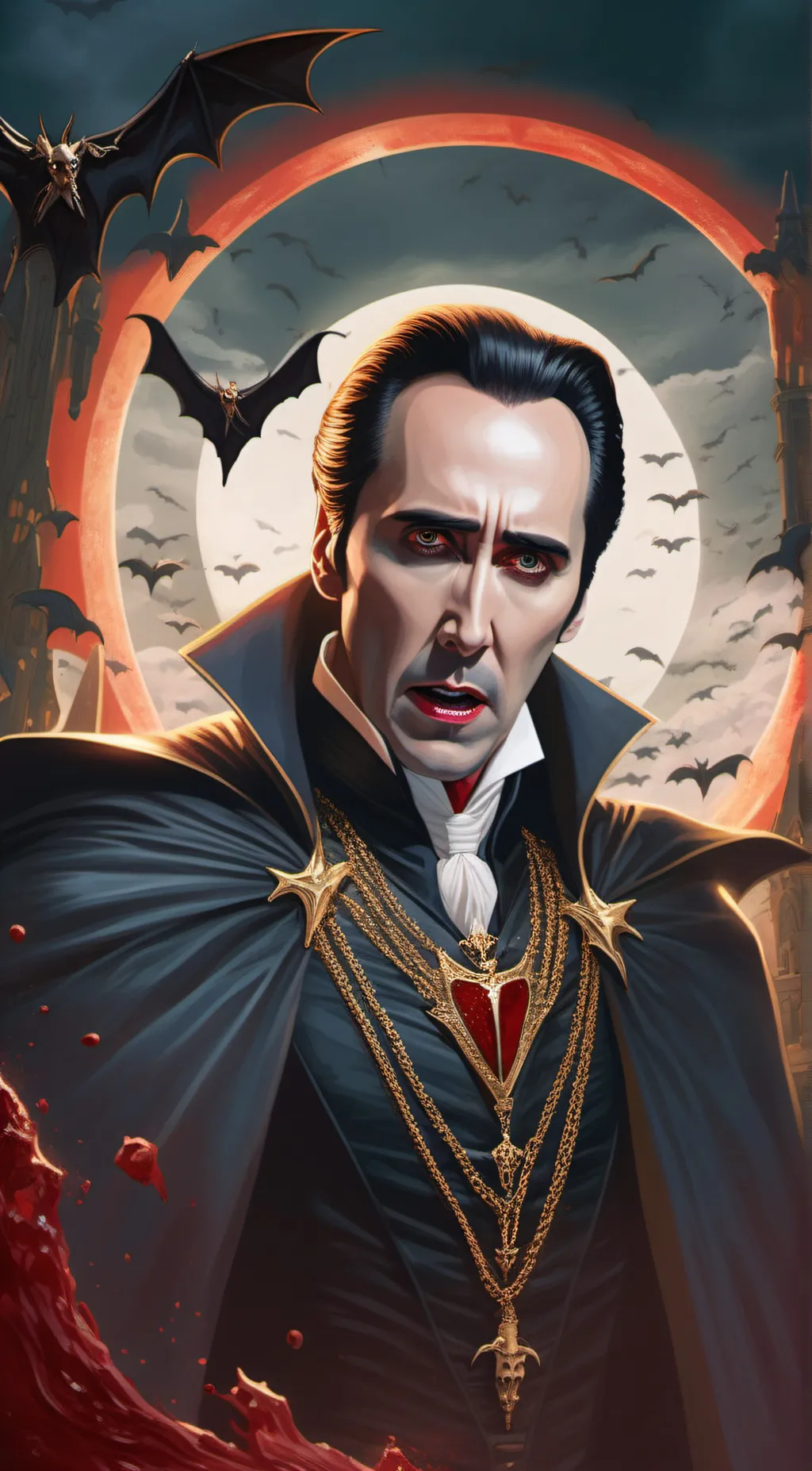 ai character: Count Dracula background
