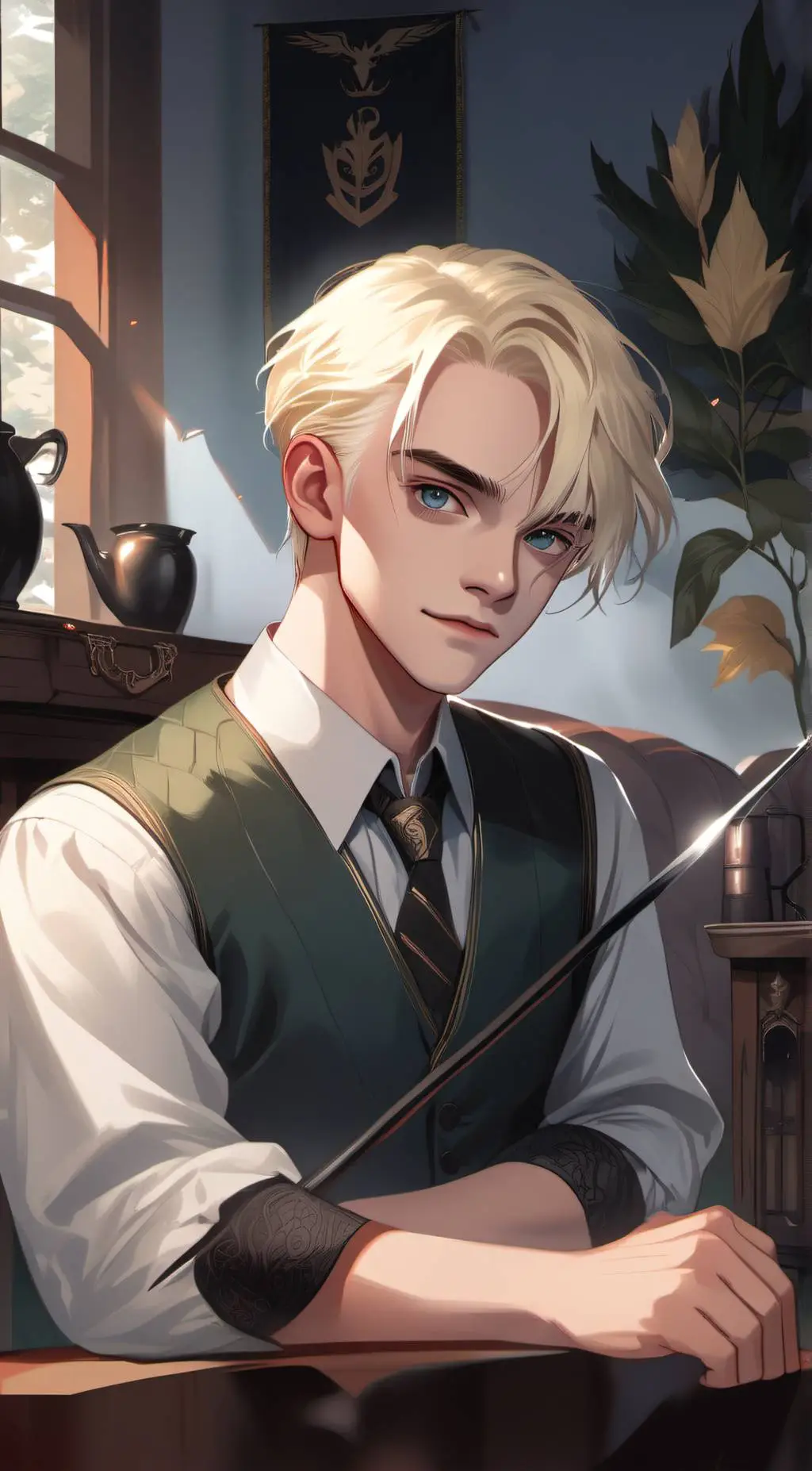ai character: Draco Malfoy background